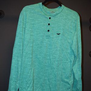 Men's Hollister Long Sleeve Henley